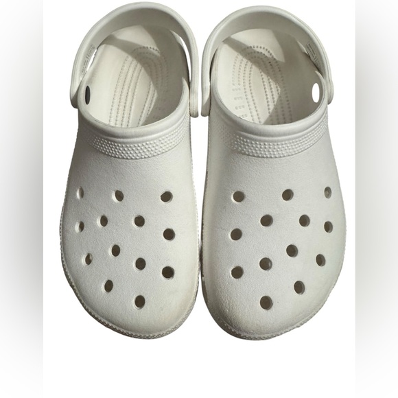 Crocs white unisex men 8 woman 10 - Picture 1 of 8